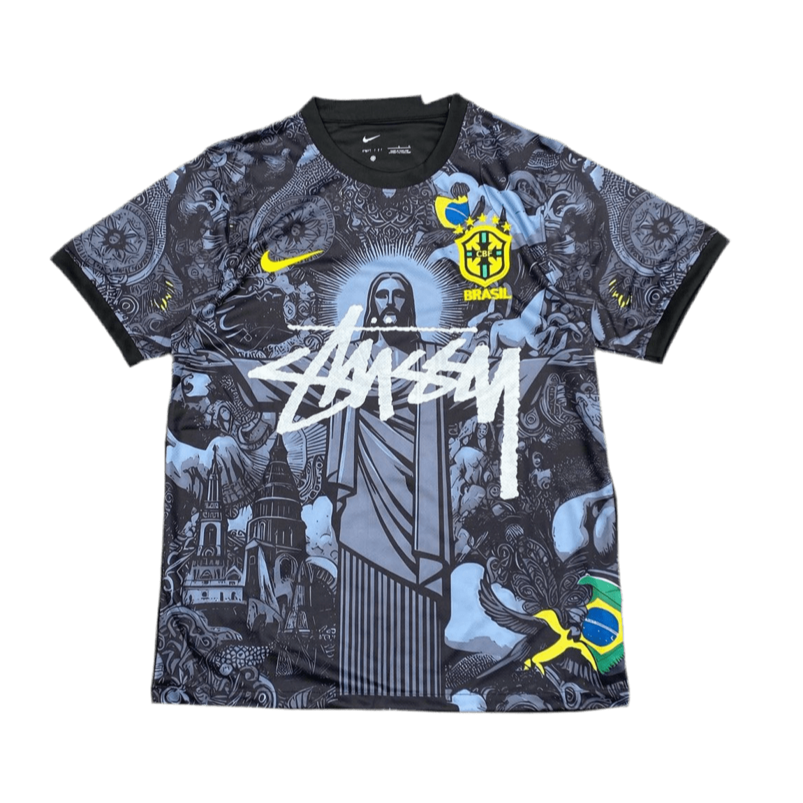 STÜSSY 2024 special edition Brasil black kit - Jesus edition - The Kit Outlet