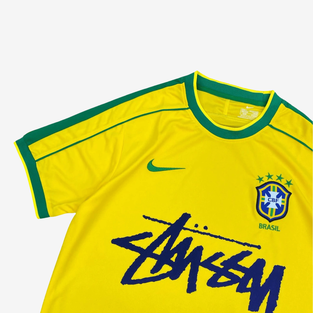 BRAZIL X STÜSSY JERSEY - YELLOW 98' - X8 STUDIOS