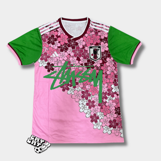 STÜSSY x JAPAN FLOWERS - PINK GREEN - The Kit Outlet