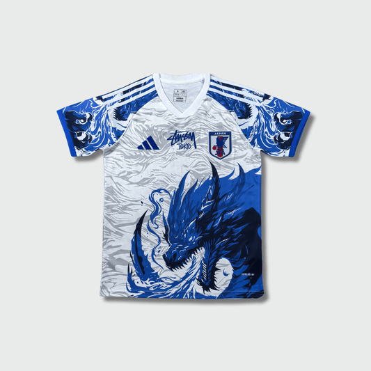 STÜSSY x “JAPAN” JERSEY - BLUE DRAGON - The Kit Outlet