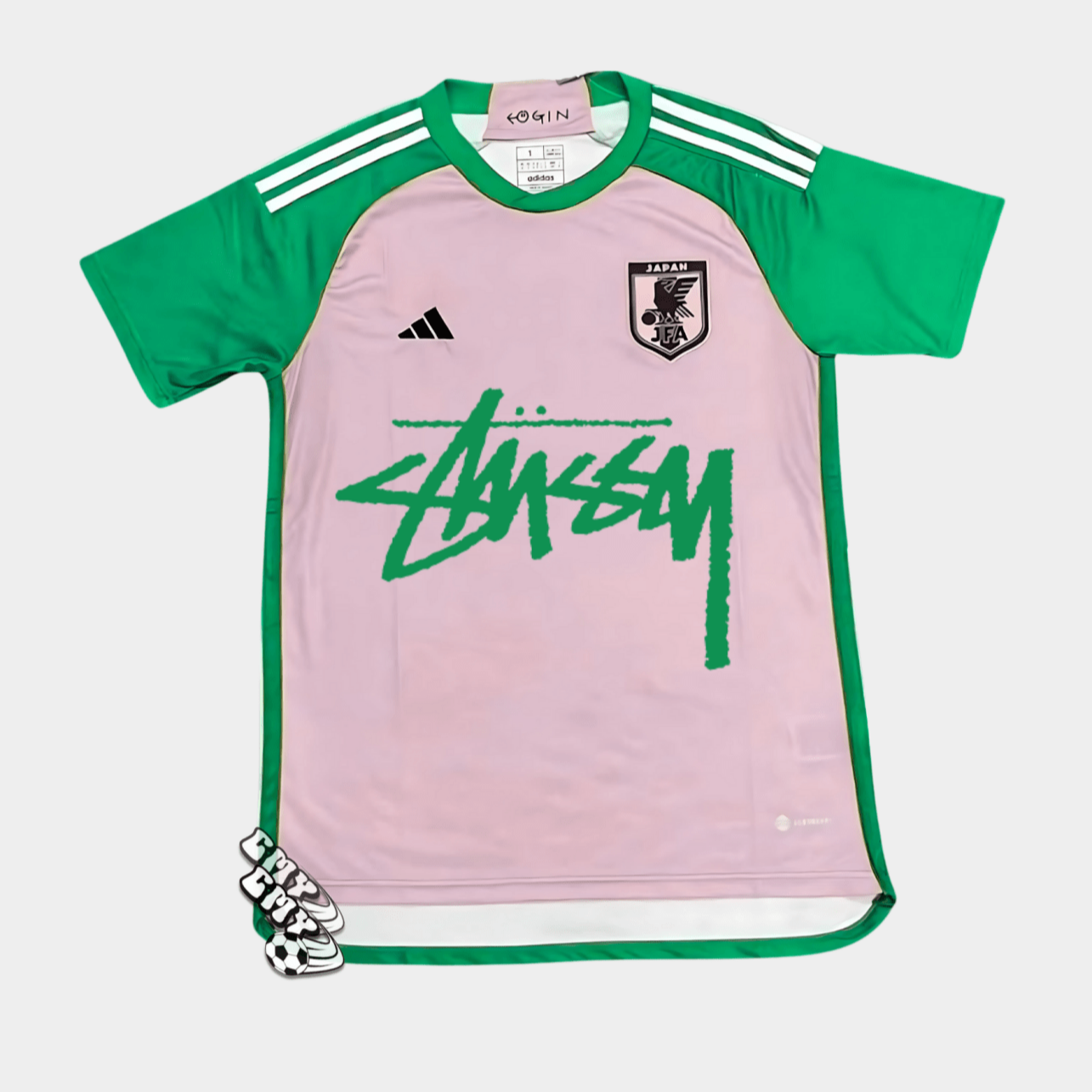 STÜSSY x “JAPAN” JERSEY - PINK - The Kit Outlet