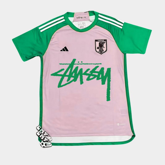 STÜSSY x “JAPAN” JERSEY - PINK - The Kit Outlet
