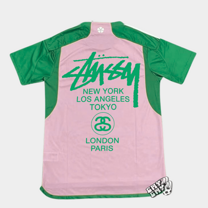 STÜSSY x “JAPAN” JERSEY - PINK - The Kit Outlet