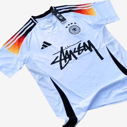 GERMANY X STÜSSY JERSEY - WHITE 25' - X8 STUDIOS