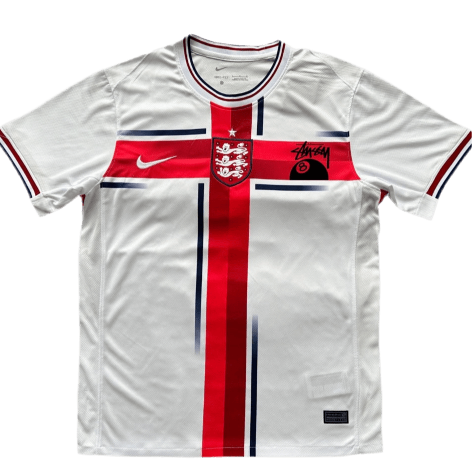 STÜSSY x 8BALL “ENGLAND” JERSEY - The Kit Outlet