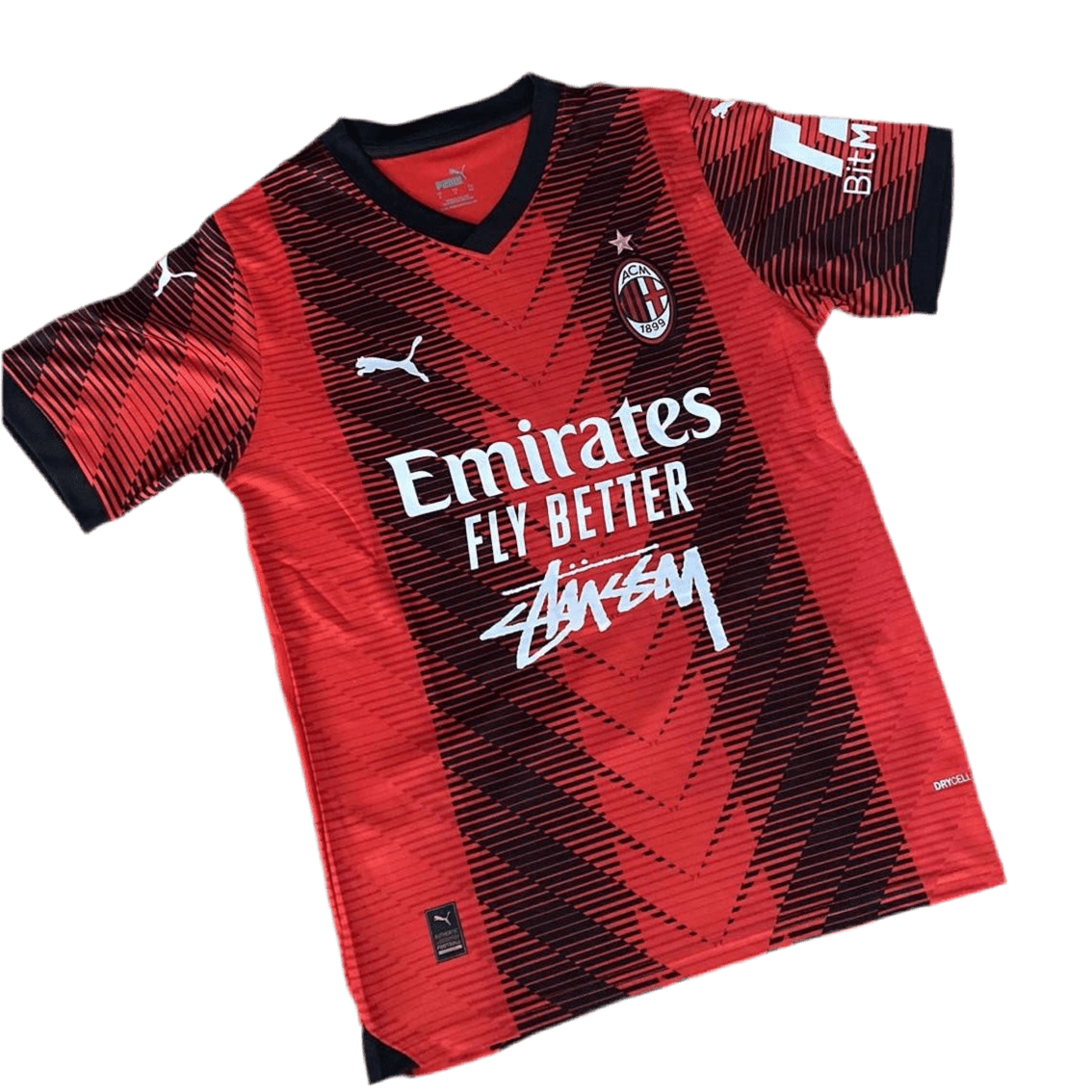 STÜSSY X “AC MILAN” JERSEY - The Kit Outlet