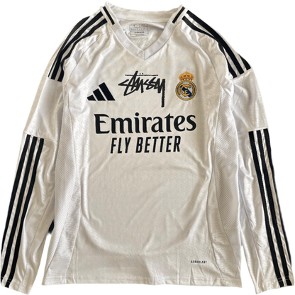LIMITED EDITION STÜSSY x “REAL MADRID” LONGSLEEVE - 2024 - The Kit Outlet
