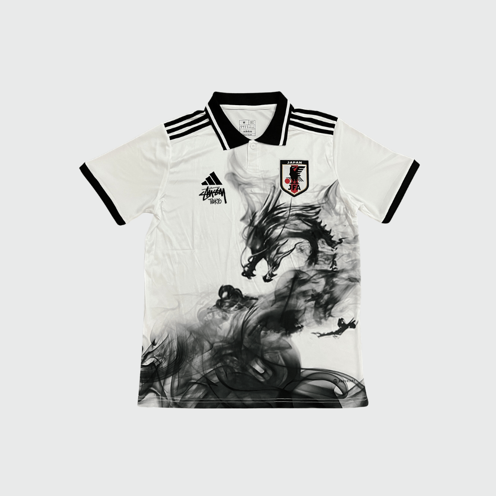 STÜSSY x “JAPAN” JERSEY - BLACK DRAGON - The Kit Outlet