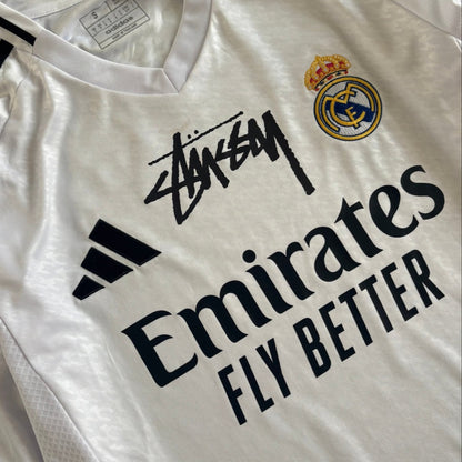 LIMITED EDITION STÜSSY x “REAL MADRID” LONGSLEEVE - 2024 - The Kit Outlet