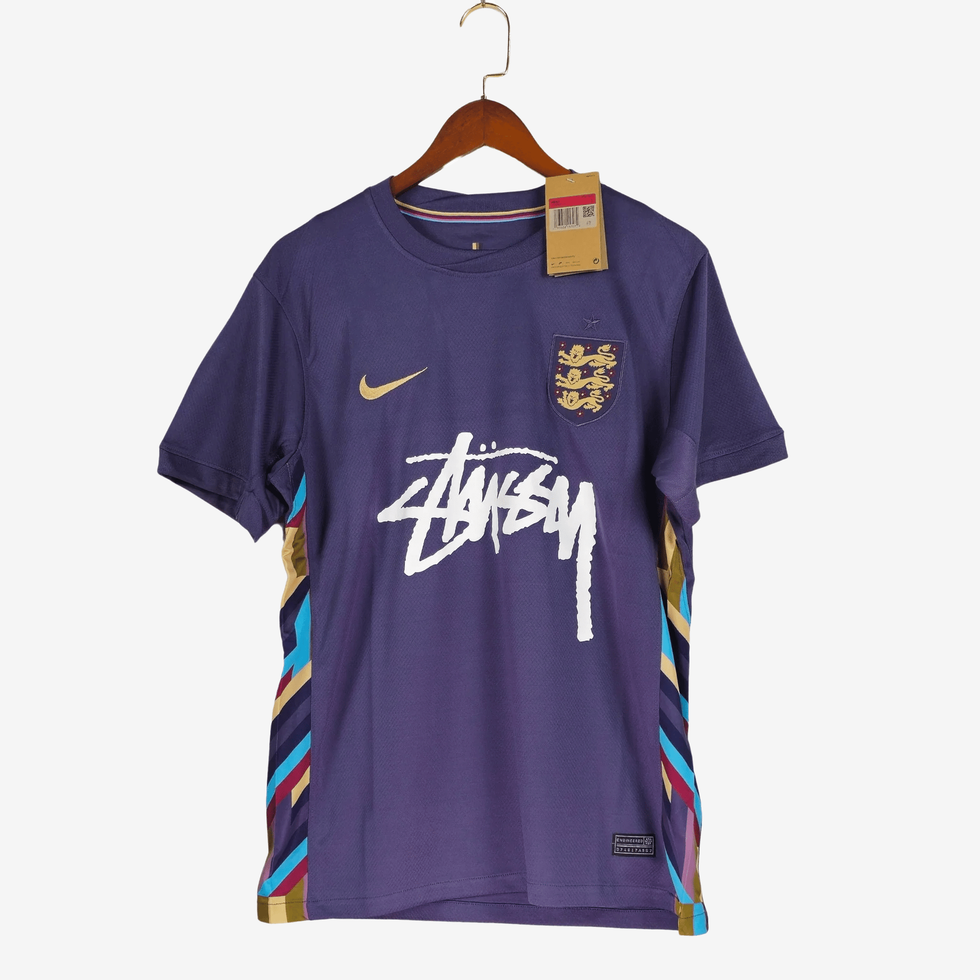 ENGLAND X STÜSSY JERSEY - PURPLE - X8 STUDIOS