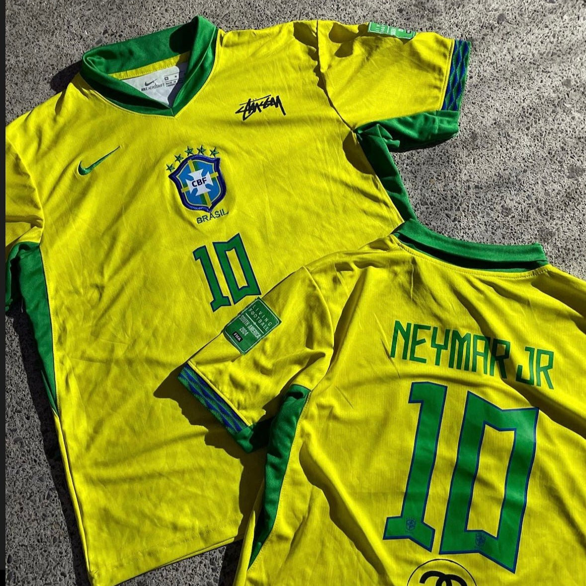 STÜSSY x “BRASIL” JERSEY - NEYMAR EDITION - The Kit Outlet