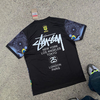 STÜSSY 2024 special edition Brasil black kit - Jesus edition - The Kit Outlet