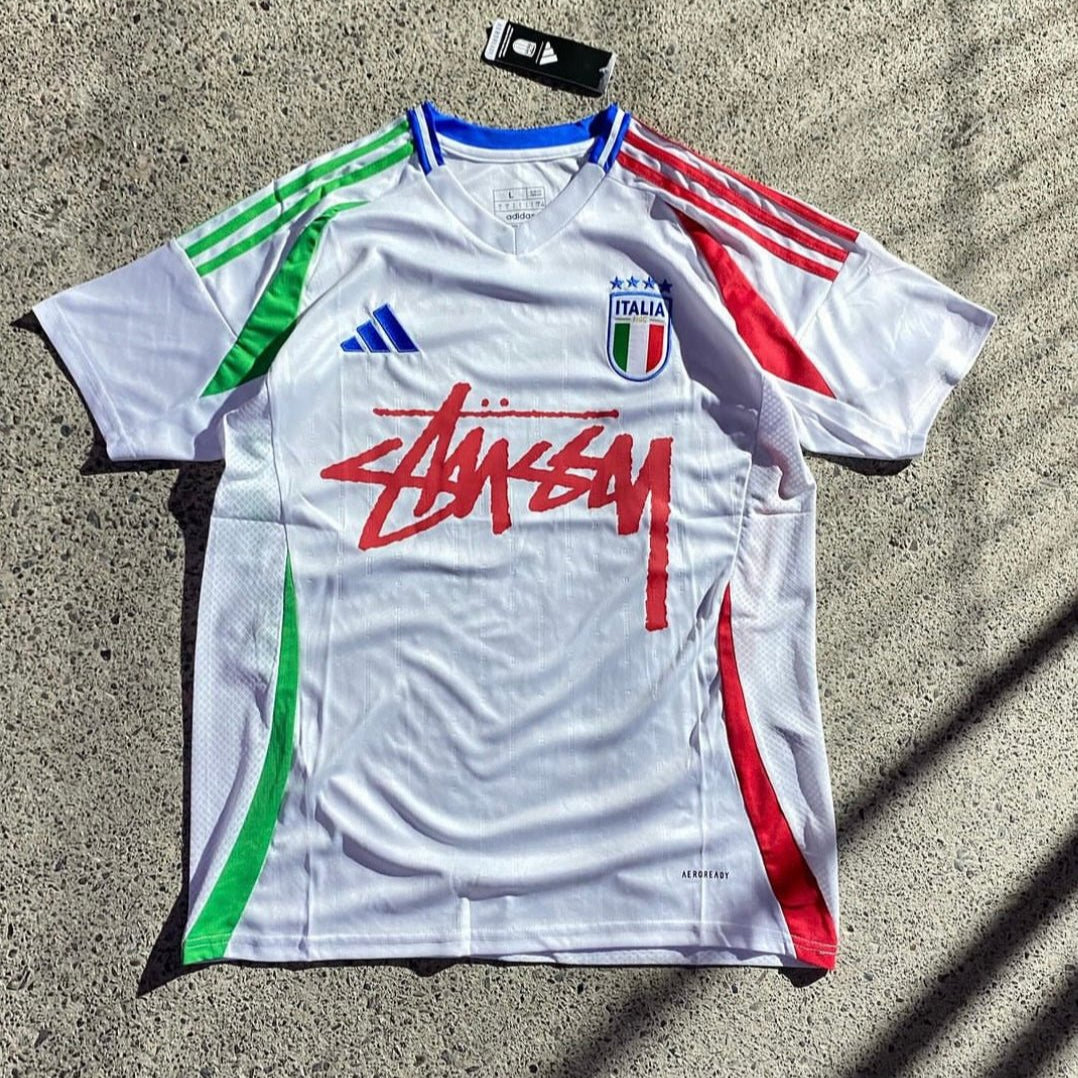 STÜSSY X “ITALY” JERSEY - white - The Kit Outlet