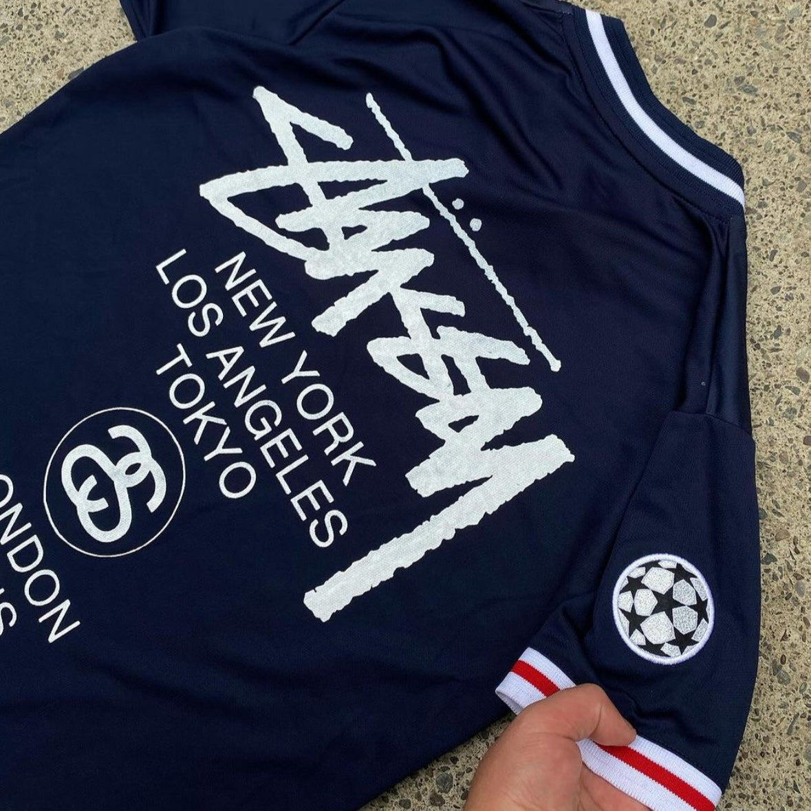 STÜSSY X “PSG” JERSEY - The Kit Outlet