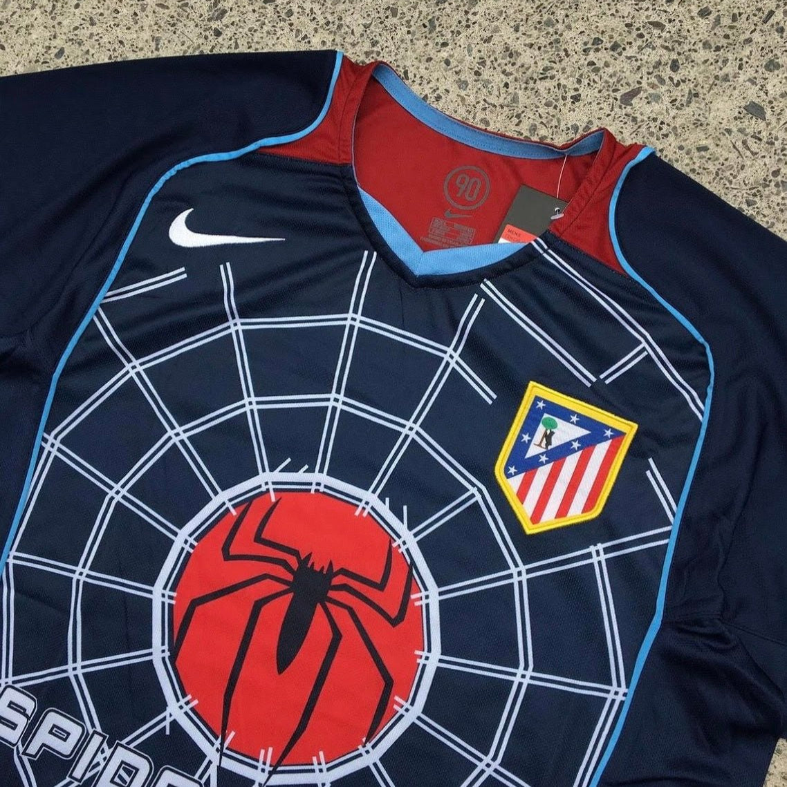 STÜSSY x “ATLETICO MADRID” JERSEY (SPIDERMAN EDITION) - The Kit Outlet