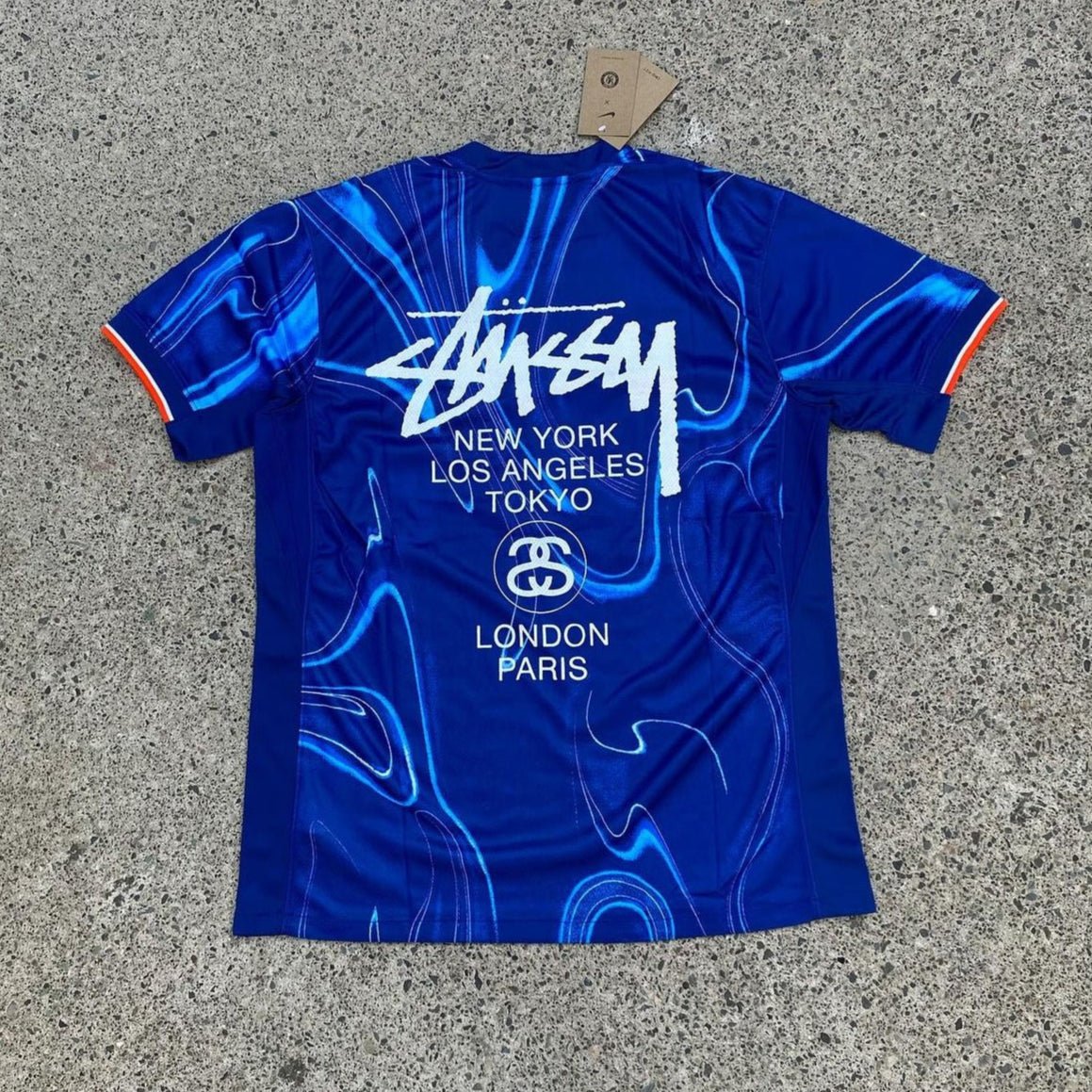 STÜSSY x Chelsea jersey - new kit - The Kit Outlet