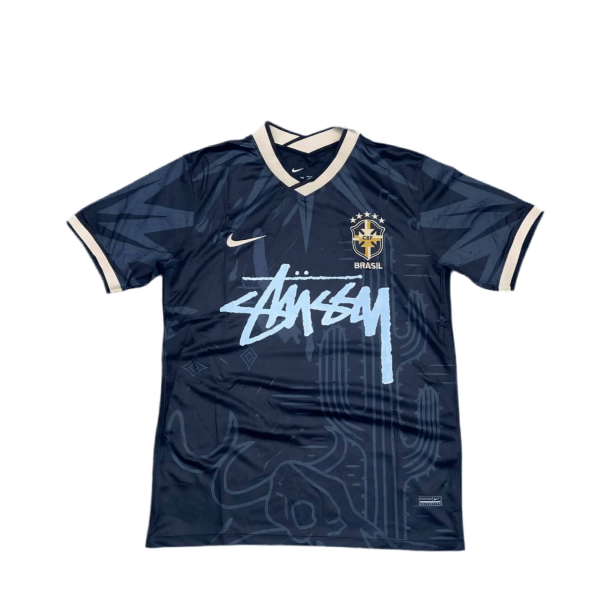 STÜSSY x “BRASIL” JERSEY - BLACK WORLD CUP EDITION - The Kit Outlet