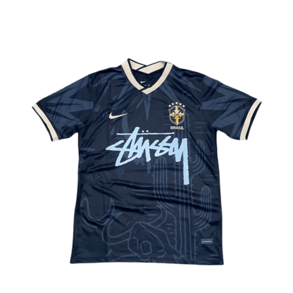 STÜSSY x “BRASIL” JERSEY - BLACK WORLD CUP EDITION - The Kit Outlet