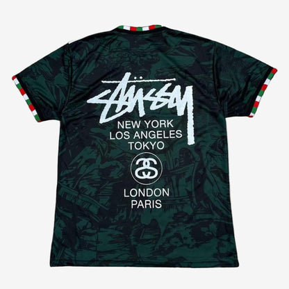 STÜSSY X “ITALY” JERSEY - GREEN - The Kit Outlet