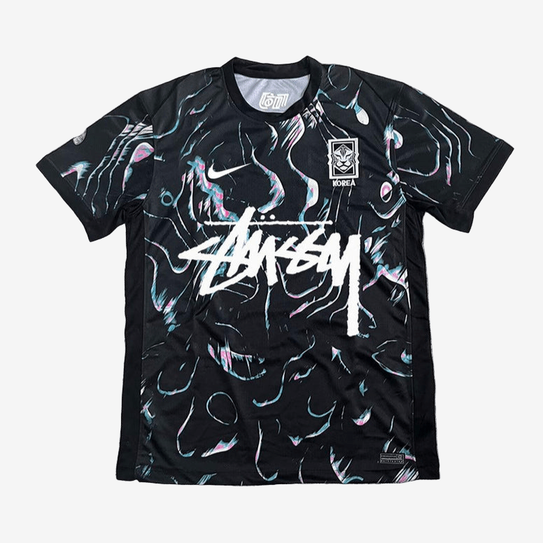 SOUTH KOREA X STÜSSY JERSEY - BLACK - X8 STUDIOS