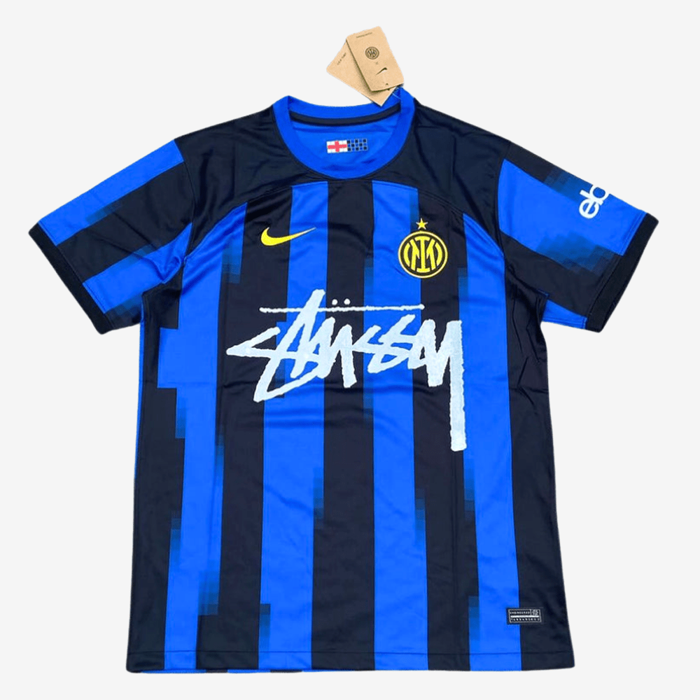 INTER X STÜSSY JERSEY - BLUE - X8 STUDIOS