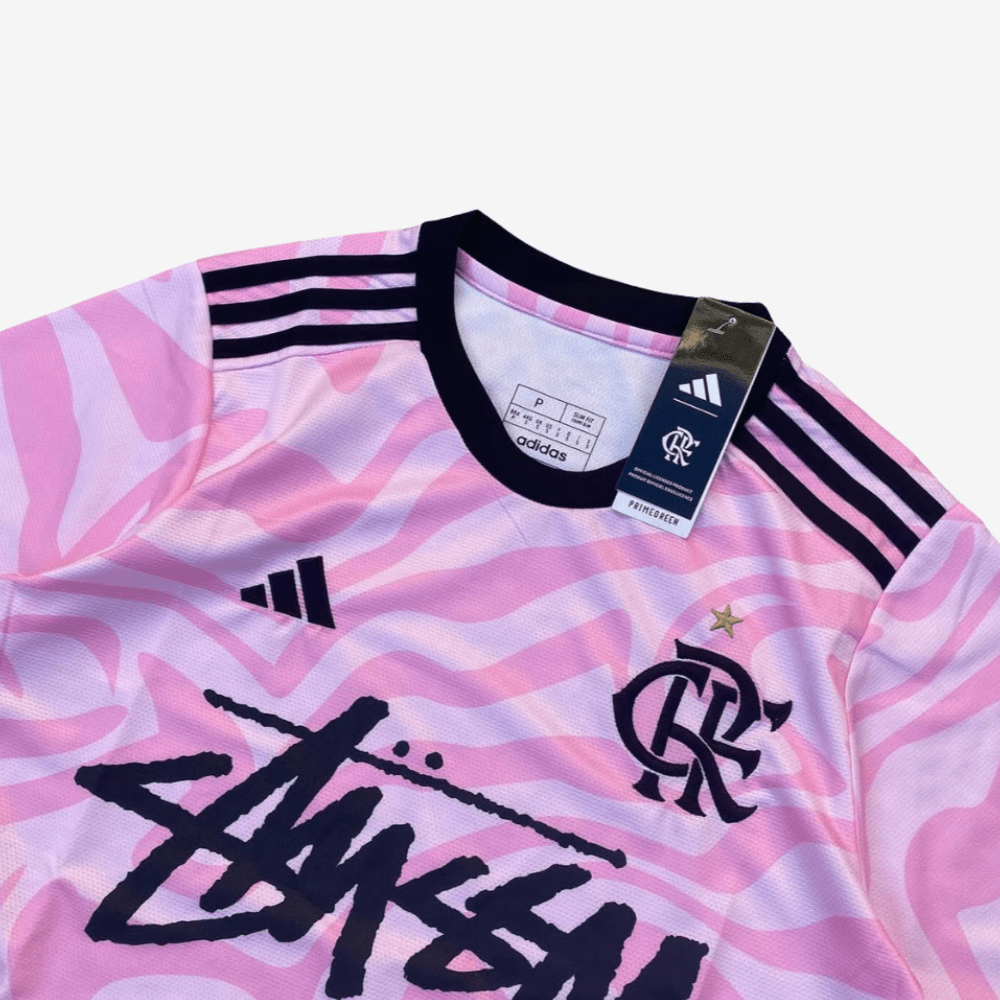 FLAMENGO X STÜSSY JERSEY - PINK 24' - X8 STUDIOS