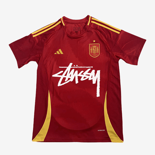 SPAIN X STÜSSY JERSEY - RED 25' - X8 STUDIOS