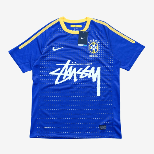 BRAZIL X STÜSSY JERSEY - BLUE 10' - X8 STUDIOS