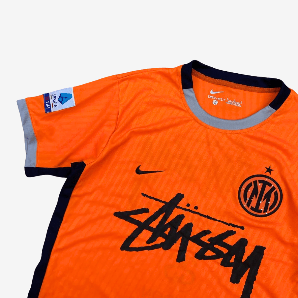 INTER X STÜSSY JERSEY - ORANGE - X8 STUDIOS