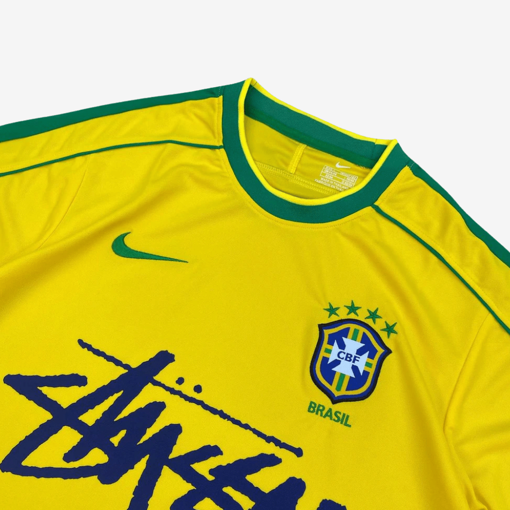 BRAZIL X STÜSSY JERSEY - YELLOW 98' - X8 STUDIOS