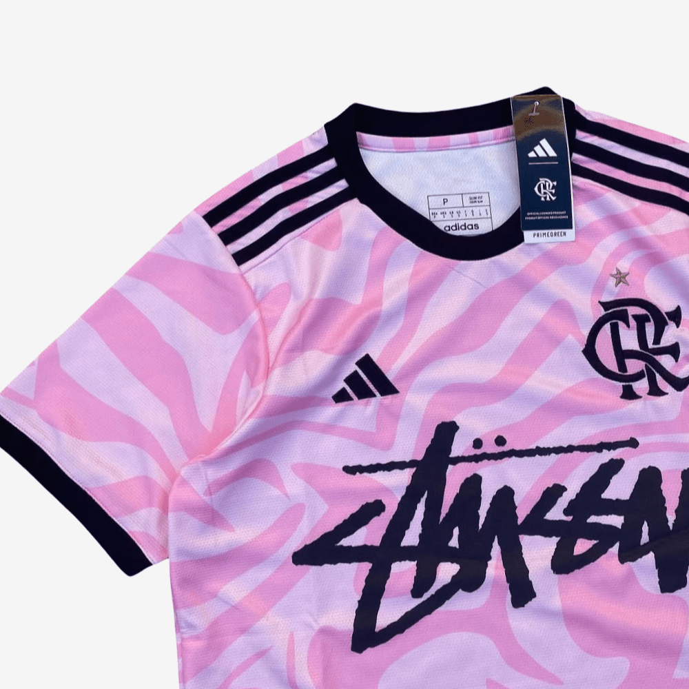 FLAMENGO X STÜSSY JERSEY - PINK 24' - X8 STUDIOS