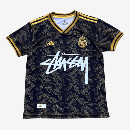 REAL MADRID X STÜSSY JERSEY - GOLD - X8 STUDIOS