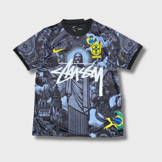 STÜSSY 2024 special edition Brasil black kit - Jesus edition - The Kit Outlet
