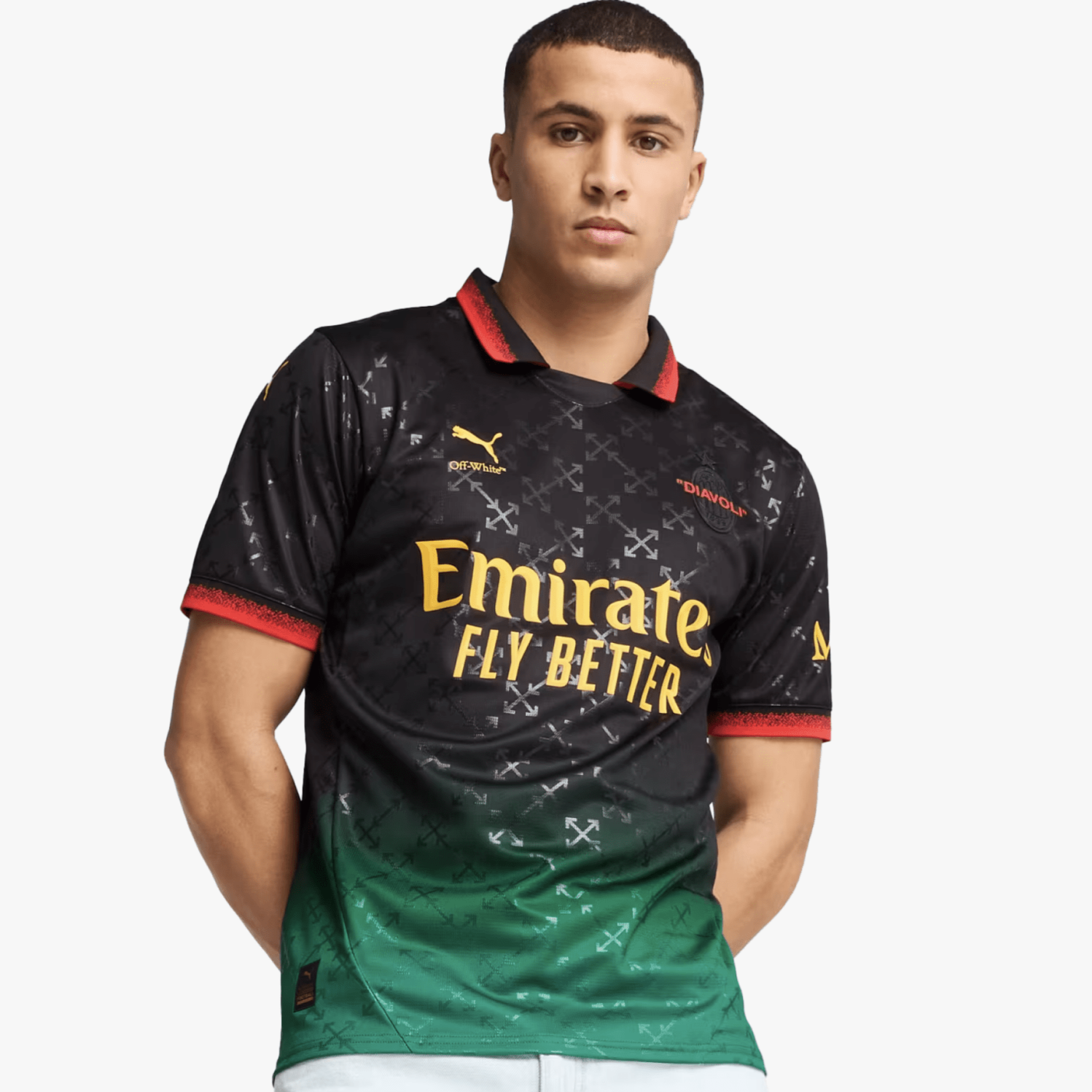 AC MILAN x OFF WHITE BLACK - The Kit Outlet