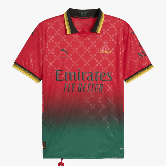 AC MILAN x OFF WHITE RED - The Kit Outlet