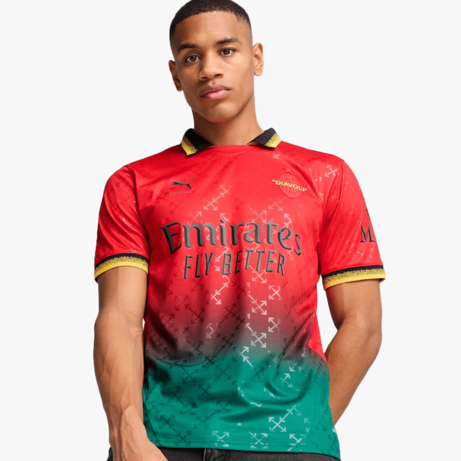 AC MILAN x OFF WHITE RED - The Kit Outlet