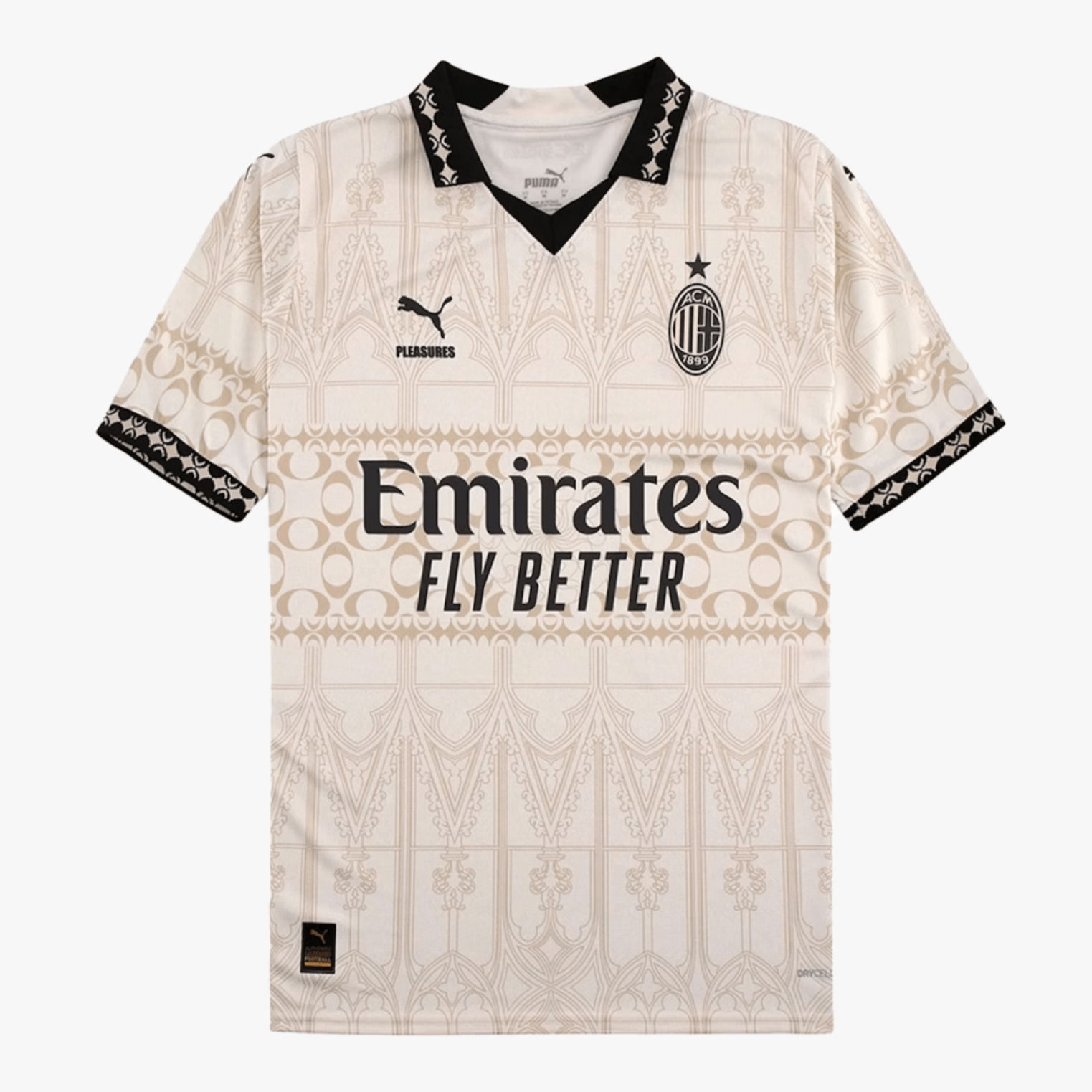 AC MILAN x PLEASURES WHITE - The Kit Outlet