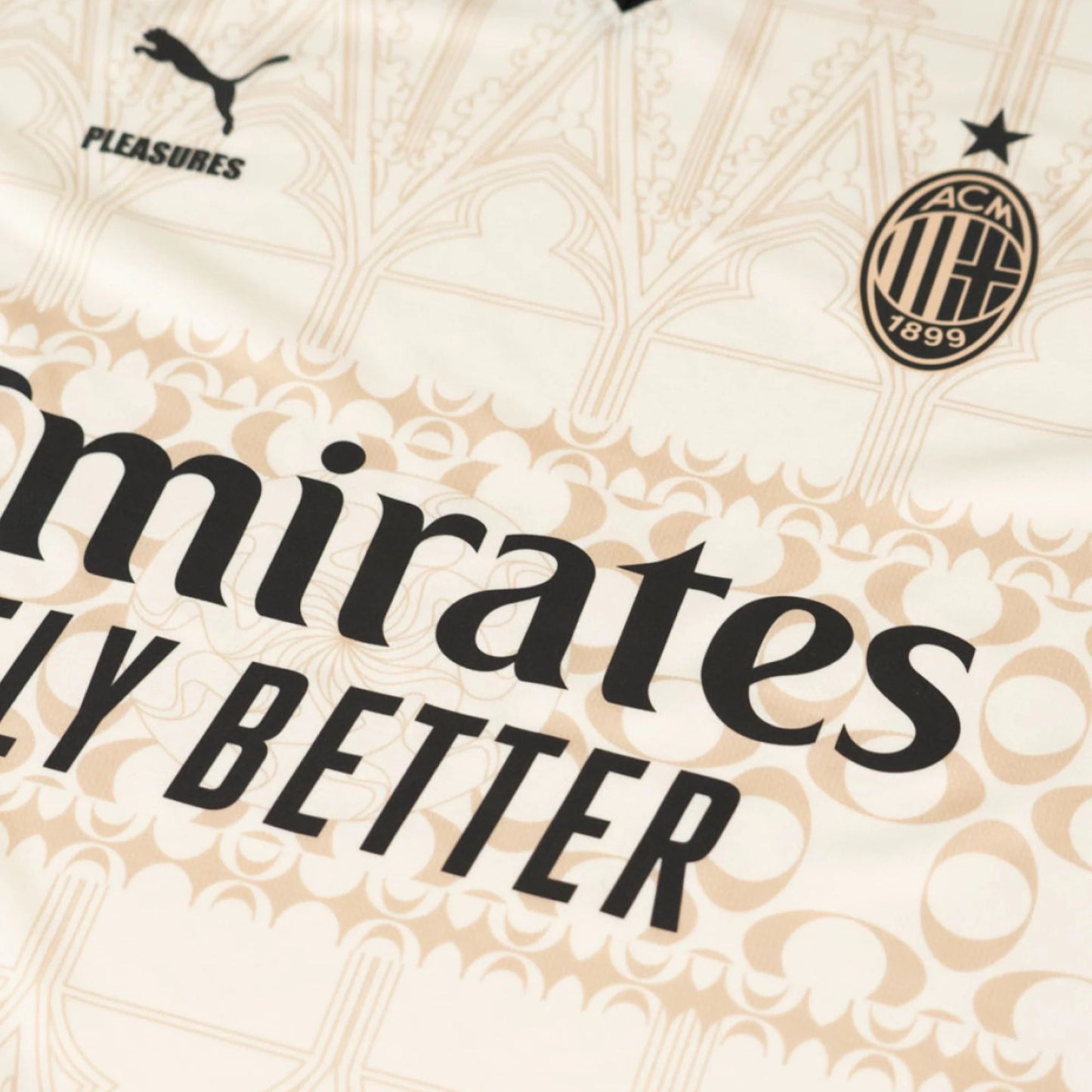 AC MILAN x PLEASURES WHITE - The Kit Outlet
