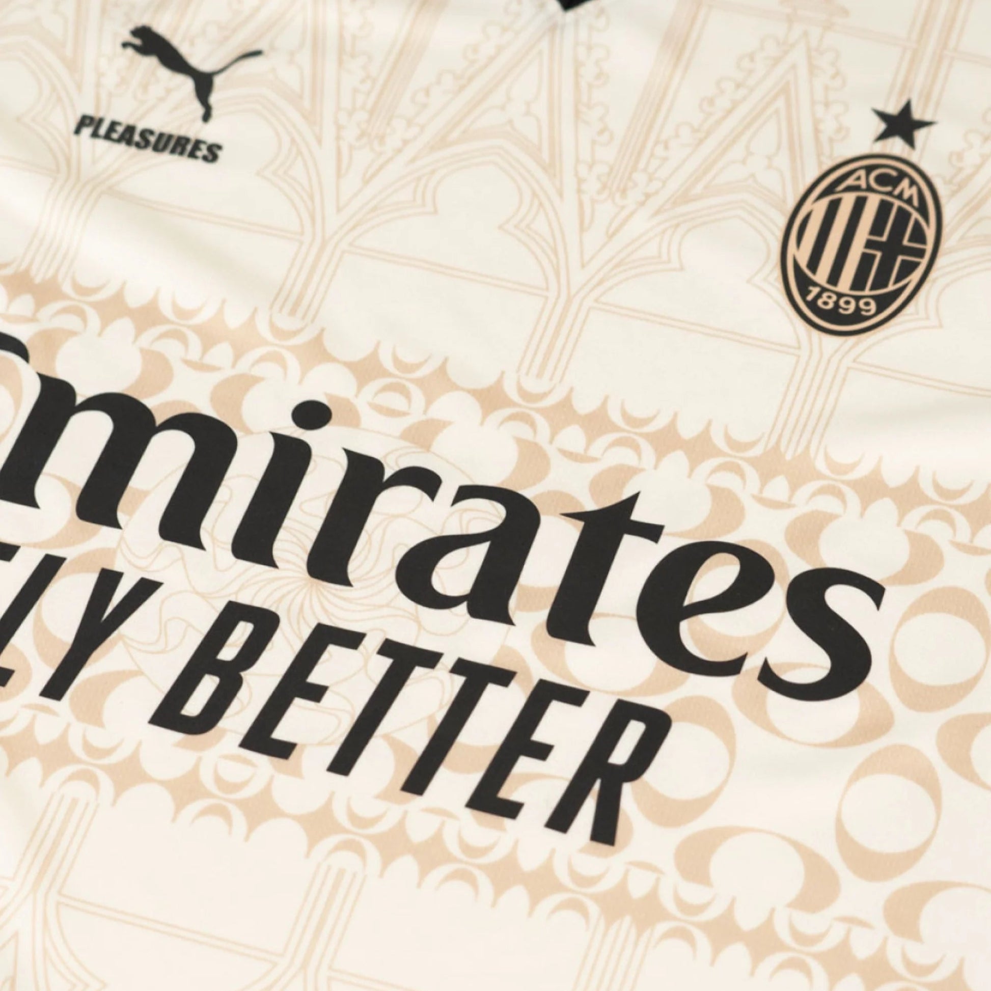 AC MILAN x PLEASURES WHITE - The Kit Outlet