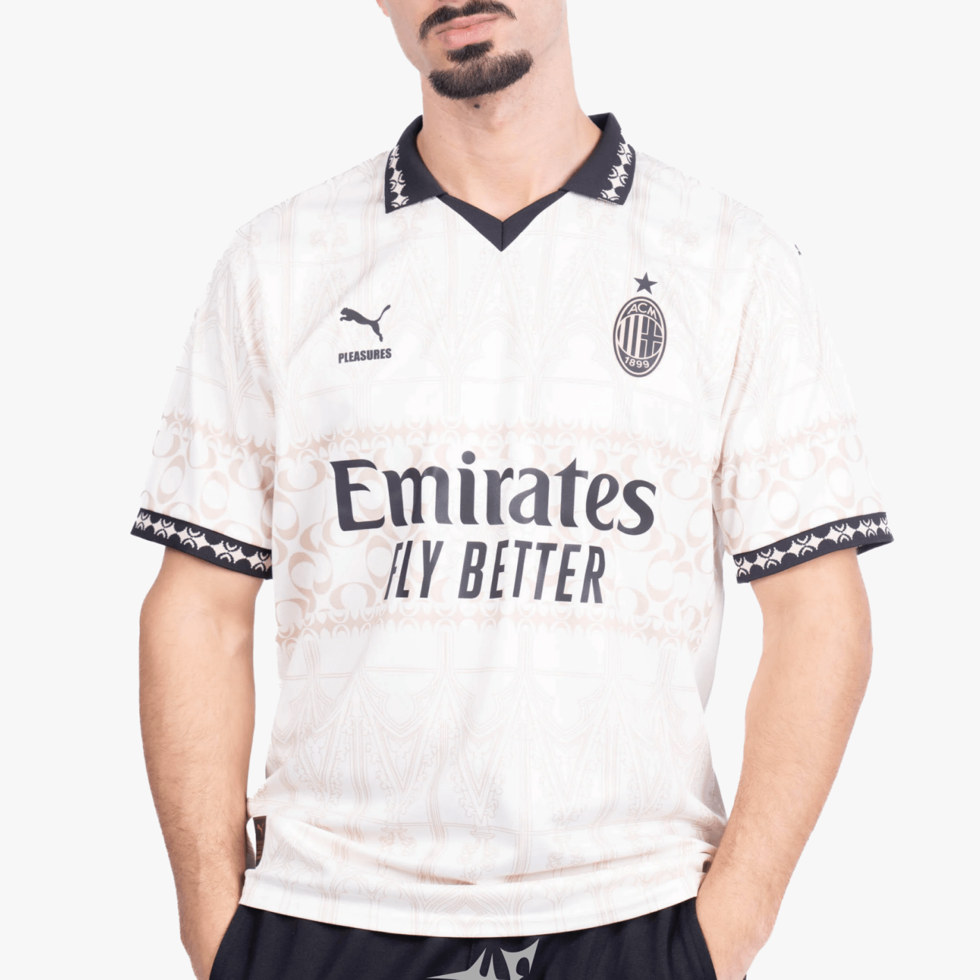 AC MILAN x PLEASURES WHITE - The Kit Outlet