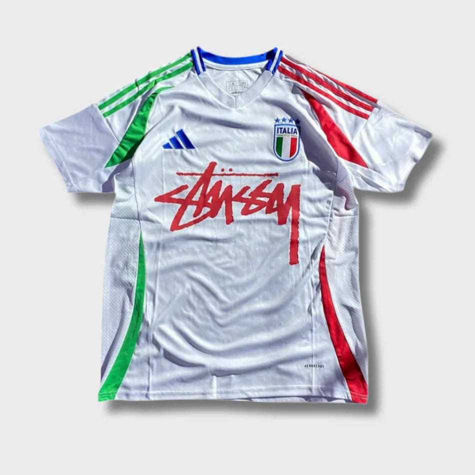 STÜSSY X “ITALY” JERSEY - white - The Kit Outlet