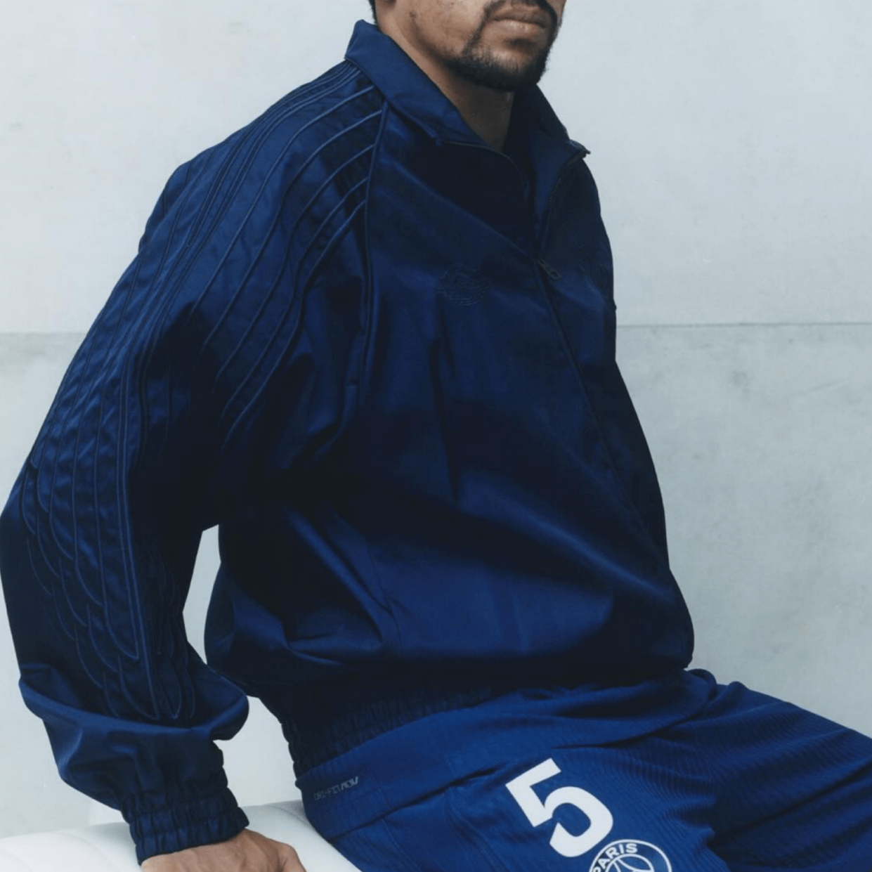 PSG JORDAN BLUE JACKET - The Kit Outlet