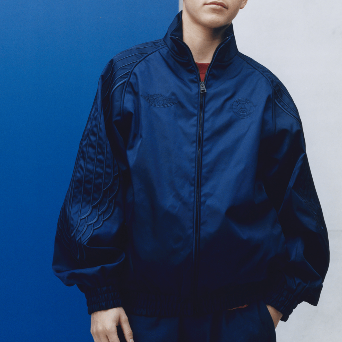PSG JORDAN BLUE JACKET - The Kit Outlet