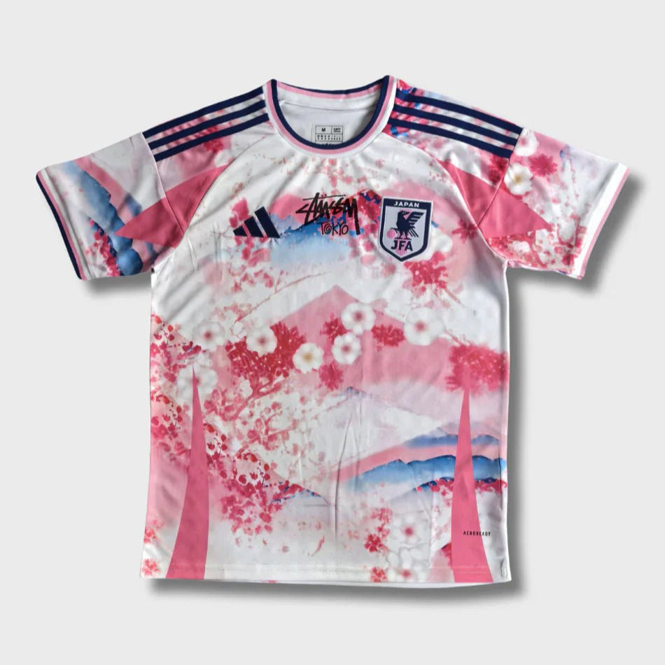 STÜSSY x “JAPAN” JERSEY - PINK SAKURA - The Kit Outlet