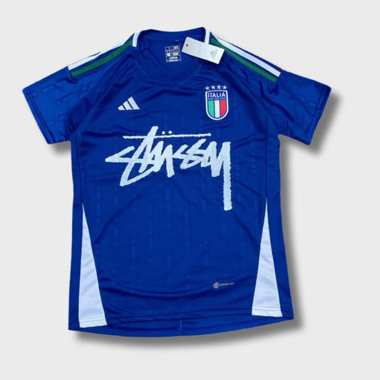 STÜSSY X “ITALY” JERSEY - BLUE - The Kit Outlet